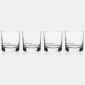 Drinkware Set met gietlijn Whisky Glas (Links)