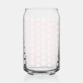 Drinkware Set Pink & White Stripe Square (Droite)