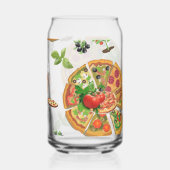 Drinkware Set Pizza Time Blikvorm Glas (Achterkant)