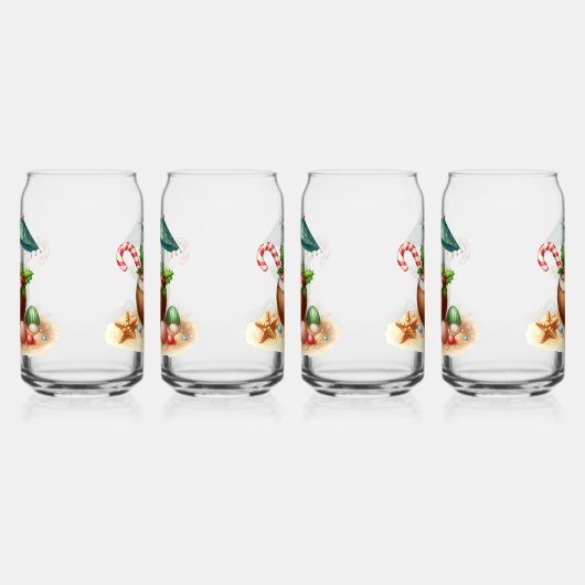 Drinkware Set-Tropical Christmas (Gauche)