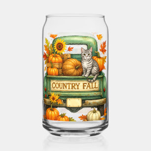 Drinkware Set - Wedstrijden Herfst Cornhole Game Blikvorm Glas