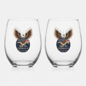 Drinkware Set Wijnglas Zonder Voet (Achterkant)