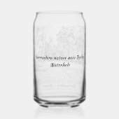 Drinkware Stijl: Gedrukt blikglas Blikvorm Glas (Achterkant)