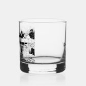 Drinkware stijl: gedrukte rotsen, glas, whisky glas (Links)