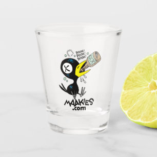 Drinky Crow Dook Shot Glass Glas