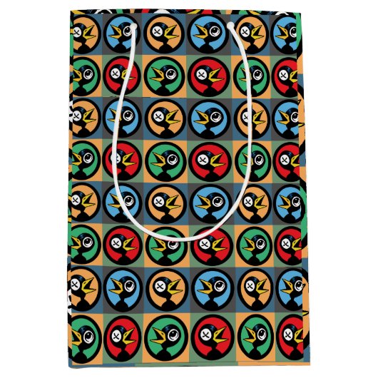 Drinky Crow Party Gift Bag Medium Cadeauzakje (Voorkant)