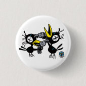 Drinky Crow POW. Button (Voorkant)