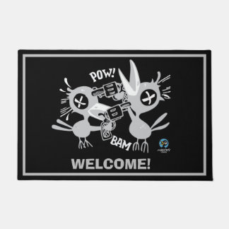 Drinky Crow POW. Doormat Deurmat