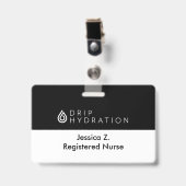 Drip & CMD Badge (back and front) (Face avec clip)