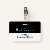 Drip & CMD Badge (back and front) (Voorkant met clip)