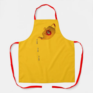 Drip Drip Dubbele Theepot Geel Chef Baker Schort