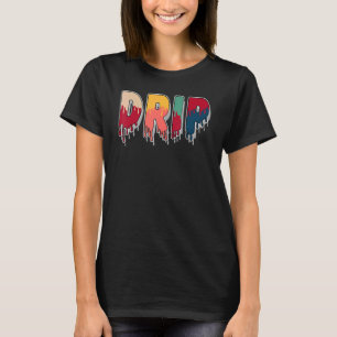 Drip Dripping Multi Color 2022 1s Matching T-shirt