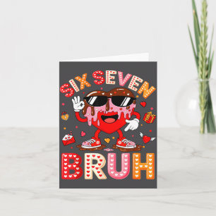 Drip Heart 67 Valentijn Bruh Zes Zeven Meme 6 7 Ki Kaart