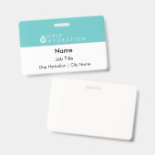 Drip Hydration ID Badge (Voor- en achterkant)