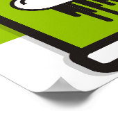 Drip World Green Poster (Hoek)