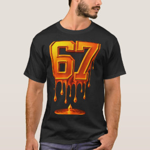 Dripng Goud 67 Meme Respecteer De Drip 67 Gouden A T-shirt