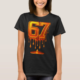 Dripng Goud 67 Meme Respecteer De Drip 67 Gouden A T-shirt