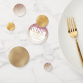 Drippende Glitter Roze Roze Goud Meisjes BEDANKT Confetti (Groep)