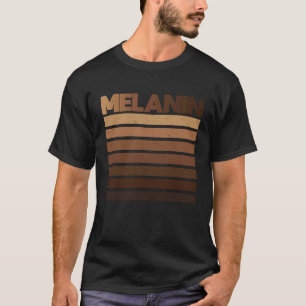 Drippin Melanin voor vrouwen Pride Black History M T-shirt