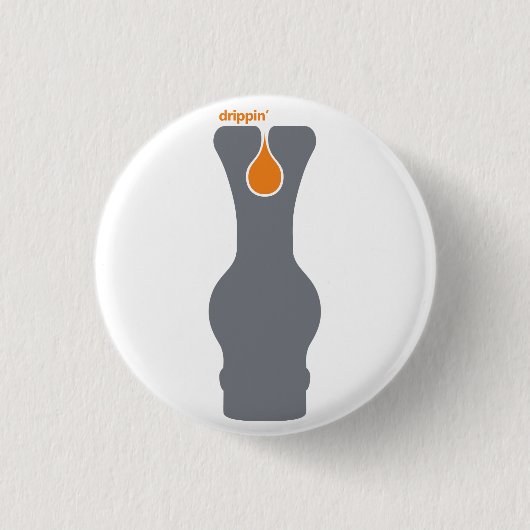 Drippin' Ronde Button 3,2 Cm (Voorkant)