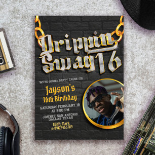 Drippin Swag 16 met Foto Kaart