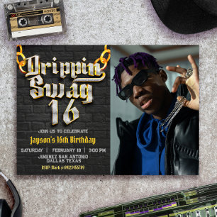 Drippin Swag 16 met Liggend Foto Kaart