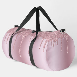Dripping Glitter Roos Goud Afbeelding Girly Plunjezak