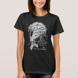 Dripping Lips Vlinders Vrouwen Parkinson's Bewustz T-shirt