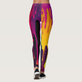 Dripping Paint Leggings -  (Achterkant)