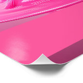 Dripping Pink Letter H - Customizable Name Poster Perfect Poster (Hoek)