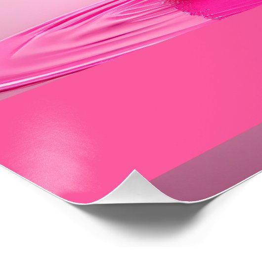 Dripping Pink Letter I - Customizable Name Poster  (Coin)