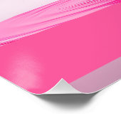 Dripping Pink Letter J - Customizable Name Poster (Coin)