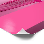 Dripping Pink Letter N - Customizable Name Poster Perfect Poster (Hoek)