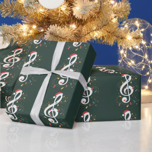 Drippunt Kerstverlichting Muziek Liefhebber Muzika Cadeaupapier