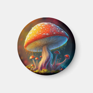 Drippy Amanita Muscaria Magnet Magneet