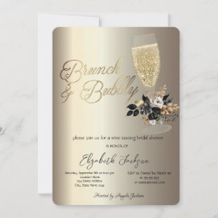 Drips Glass Zwarte Rozen Wijn Brunch & Bubbels Kaart