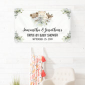 Drive-by Baby shower Bos Dieren Banner (Insitu)