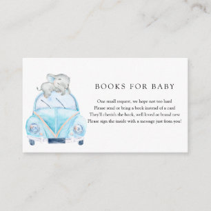 Drive by Baby shower Enclosure Card Informatiekaartje