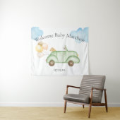 Drive By Baby Shower (feestelijke ontvangst van de Wandkleed (In Situ (horizontaal))
