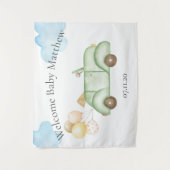 Drive By Baby Shower (feestelijke ontvangst van de Wandkleed (Voorkant)