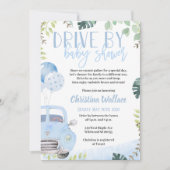 Drive By Baby Shower Invitations for Boys (Devant)