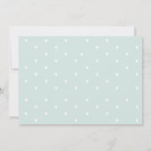 Drive by Baby shower Parade - Hartelijk dank Bedankkaart (Achterkant)