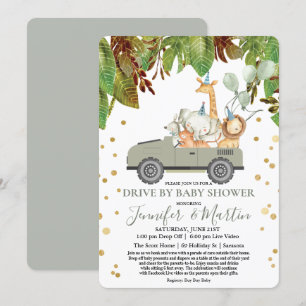 Drive By Baby Shower Virtuele Baby Shower Kaart