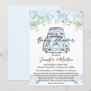 Drive By Baby Shower Virtuele Baby Shower Kaart