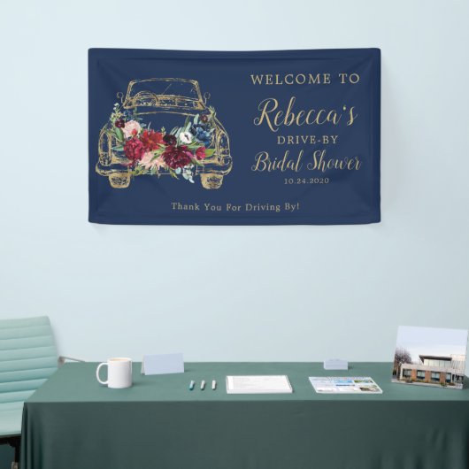 Drive By Bruiloftfeest Sign Banner | Drive Thru (Beurs)