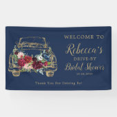 Drive By Bruiloftfeest Sign Banner | Drive Thru (Horizontaal)