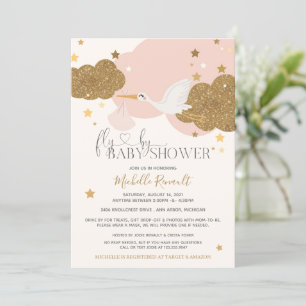 Drive-by-mail Baby shower speciale levering Kaart
