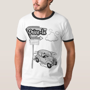 {Drive In} Cartoon Graphic T-Shirt