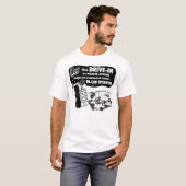  drive-in filmluidspreker en T-shirt (Voorkant volledig)