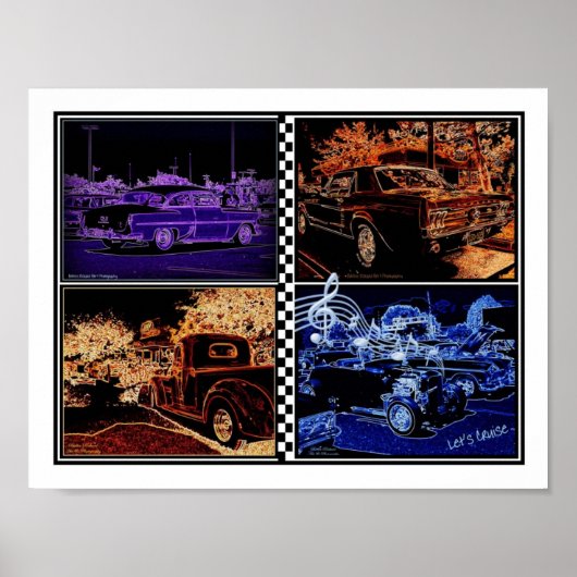 Drive-In met de klassieke talen Poster (Voorkant)